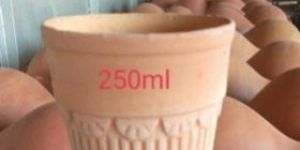 250ml Brown Terracotta Kulhad