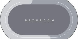 Super Absorbent Bathroom Floor Mat