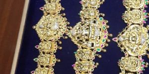 Vaddiyanam 925 Silver Hallmarked 24 Carats Gold Plated