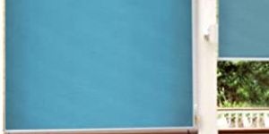 Light Blue Waterproof Chick Blinds