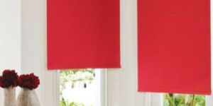Red Waterproof Chick Blinds