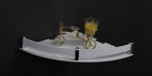 Corner Glass Shelf