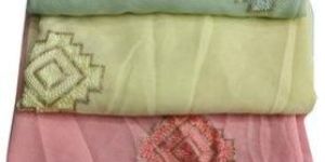 Embroidered Georgette Fabric