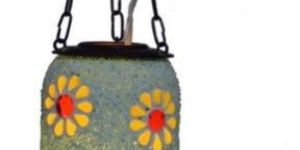 Glass Mosaic Ceiling Lamp