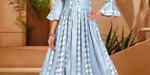 Fancy Chikan Kurtis
