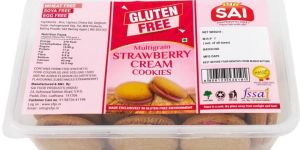 Multigrain Strawberry Cream Cookies