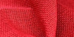 Red Jute Fabric