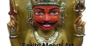 Marble Nakoda Bhairav God Statue