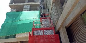 Single Cage Material Hoist