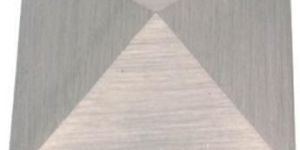 Square Brass Mirror Cap