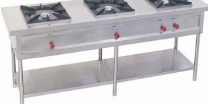 Three Burner Cooking Range