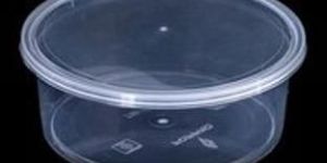750 Ml Transparent Plastic Round Container