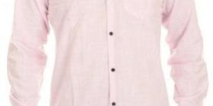 Mens Pink Formal Shirt
