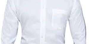 Mens White Formal Shirt
