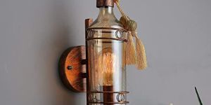 Bottle Shaped Wall Light