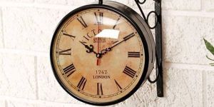 Aluminium Antique Station Clock