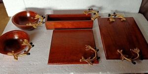Wooden Platter Set