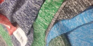 Polyester Melange Grindle Fabric