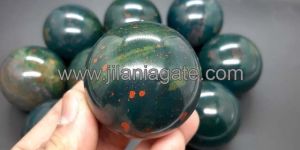 High Quality Blood Stone Sphere Agate Ball Crystal Sphere