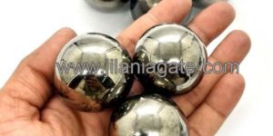 Natural Golden Pyrite Sphere Gemstone Sphere Ball Agate Stone Sphere