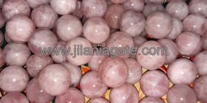 Pink Rose Quartz Sphere Crystal Agate Sphere Ball