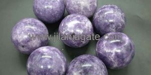 Polished Lepidolite Sphere Crystal Agate Stone Sphere Balls
