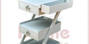 Z Type with Storage Physio Trolley