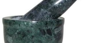 Marble Mortar and Pestle Set