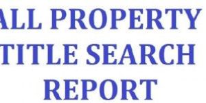 Property Title Search Report Services Call 88034 88038