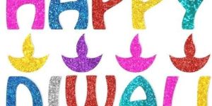 Diwali Glitter Sticker