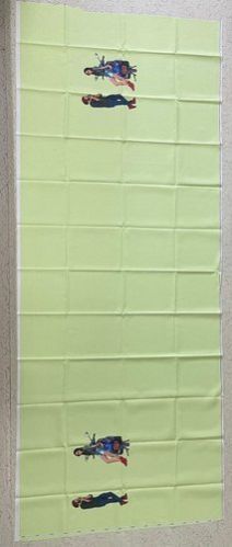 Procion Print Rayon Shirt Fabric