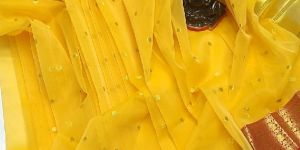 Banarasi Kora Chunri Buti Silk Sarees