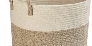 Woven Jute Rope Basket