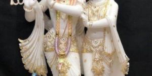 Marble Radha Krishna Statue