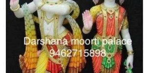 Marble Radha Krishna Statue