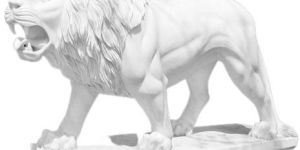 Marble Lion Statue