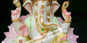 Multicolor Marble Ganesh Statue