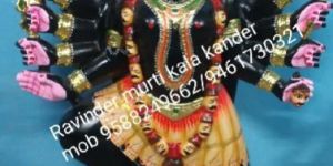 Multicolor Marble Kali Mata Statue