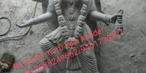 White Marble Kali Mata Statue