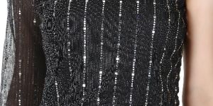 Women Girls One Shoulder Drawstrings Strappy Blouson Top