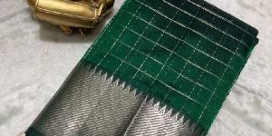 Cotton Staple Dupion Dobby Saree