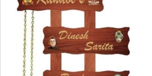 Wooden Name Plate