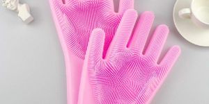 Silicon Hand Gloves for Kitchen Cleaning