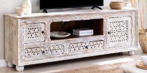 VINTAGE STYLE WOODEN TV CABINET