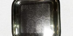 Metal Square Serving Tray