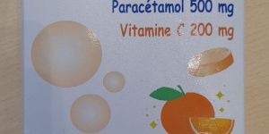 Paracetamol 500mg and Vitamin C 200mg Effervescent Tablet