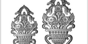 Wrought Iron Leaves & Flowers