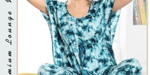 Rayon Designer Kaftan Night Suit