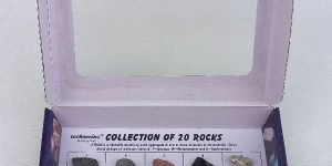 Collection of 20 Rocks Minerals Rocksmins Colour Box RO20WM