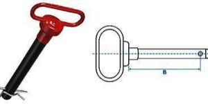 Red Handle Hitch Pin